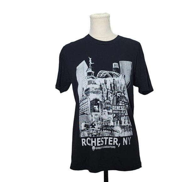 Gladiator Art & Apparel.  Original Graphic of Rochester, NY Skyline T-Sh… - Picture 2 of 8